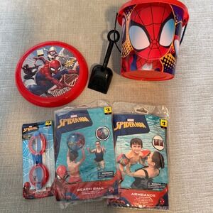 Outdoor Pool Toy Set Marvel Spiderman Beach Gear Red Marvel One Size